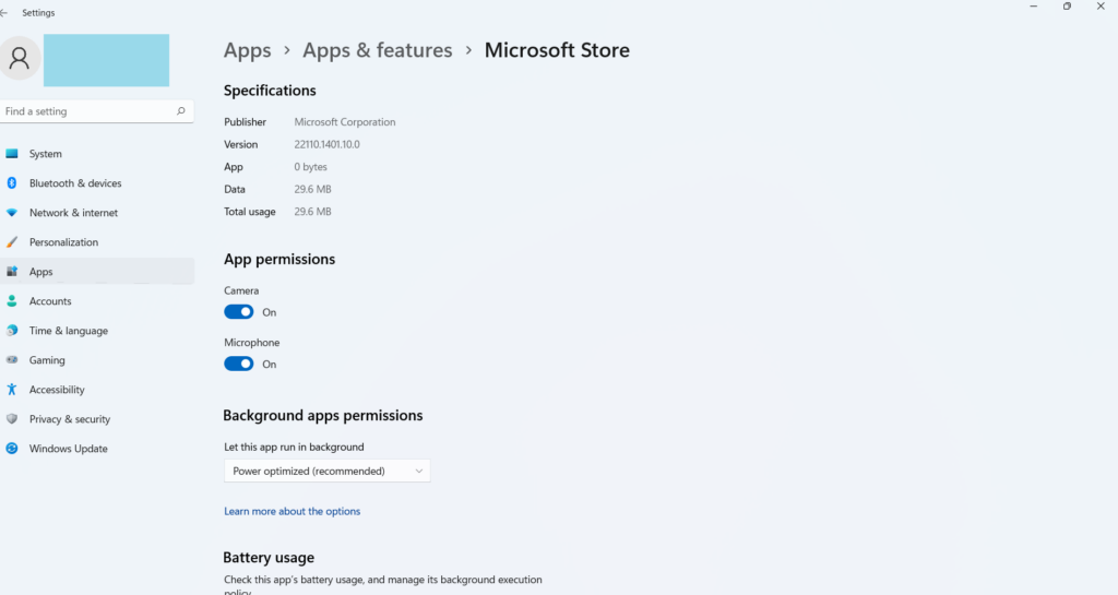 Microsoft Store latest version