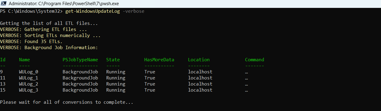 Find Failed Windows Updates Using Powershell