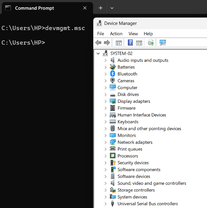 Open Device Manager On Windows 11 Computer Open Device Manager On Windows 11 Computer